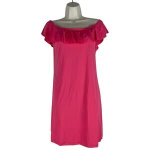 Tommy Bahama Pearl Off the Shoulder Spa Dress Coral Coast Size S